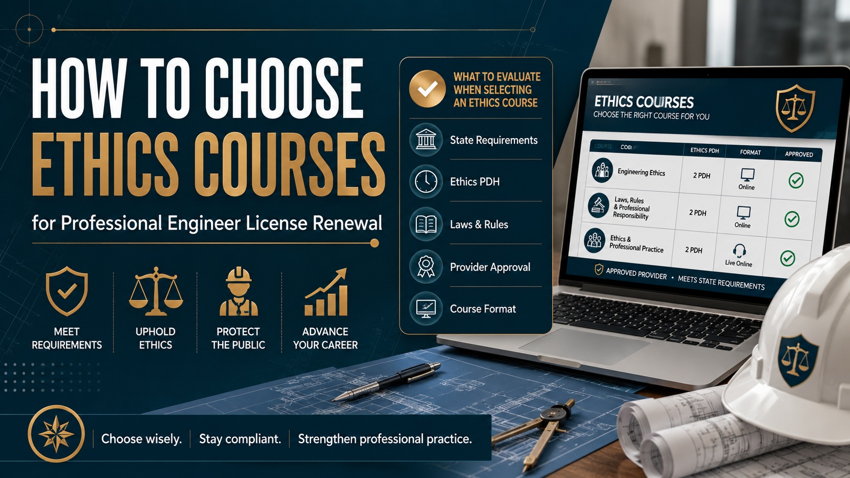 How to Choose Ethics Courses for Professional Engineer License Renewal